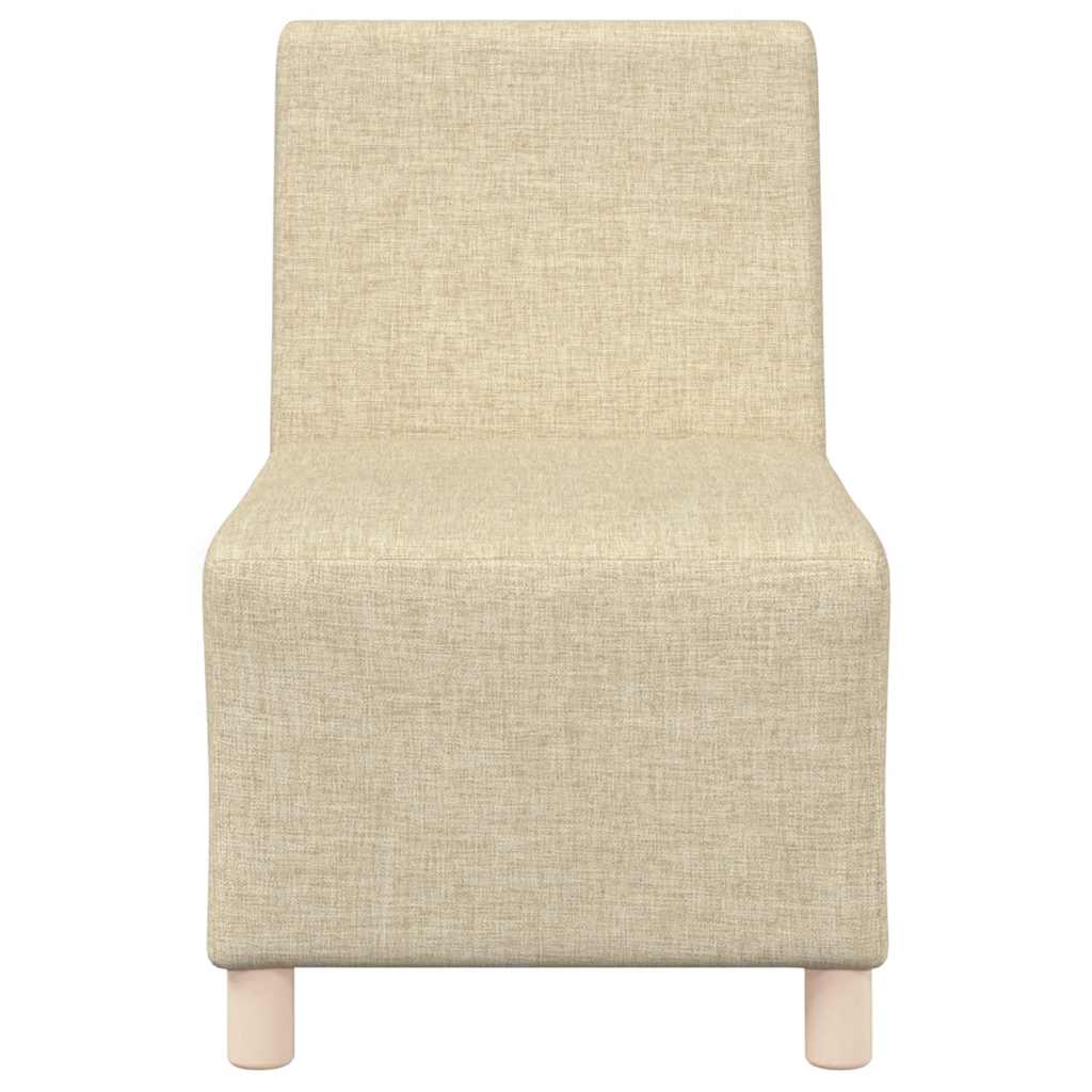 Divano componibile senza braccioli crema 55 cm in tessuto | homemem39