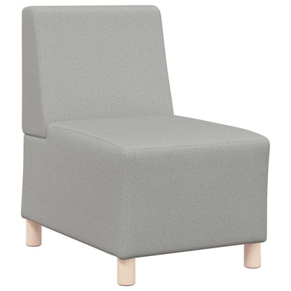 Divano componibile senza braccioli grigio nuvola 55 cm in tessuto