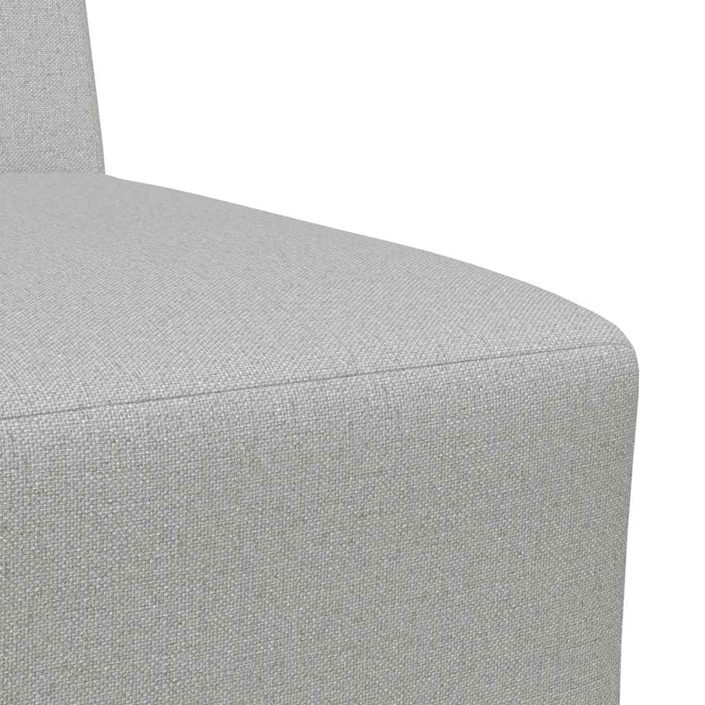 Divano componibile senza braccioli grigio nuvola 55 cm in tessuto | homemem39