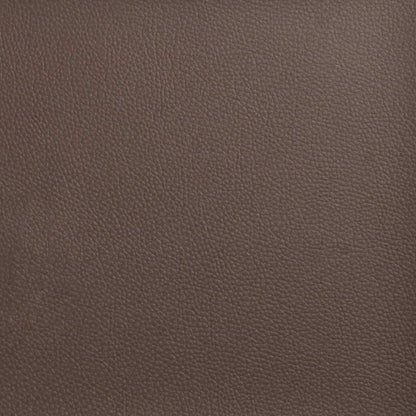 Divano componibile senza braccioli marrone 55 cm in similpelle