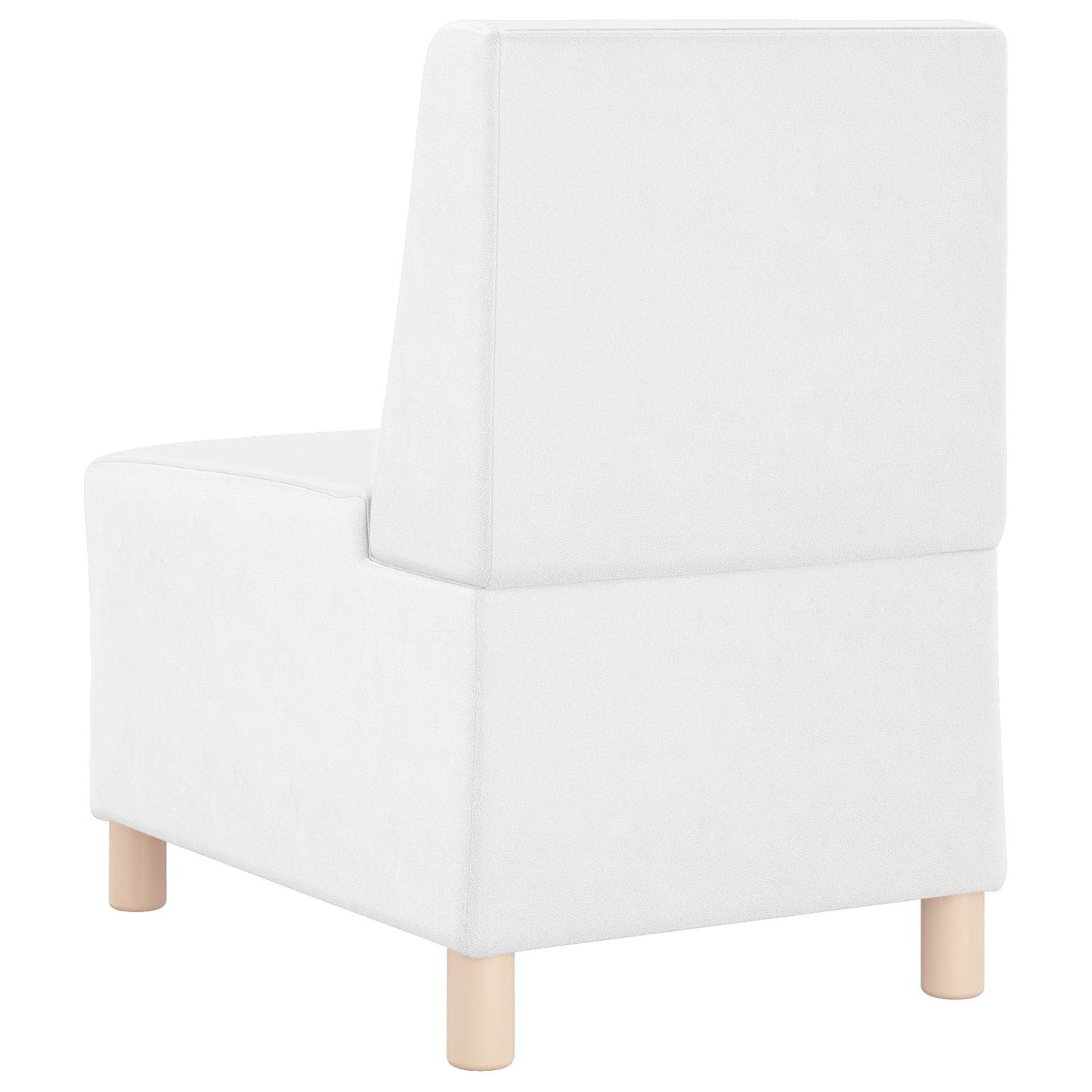 | Unità di Divano Modulare Senza Braccioli | Bianco 55 x 74 x 82 cm