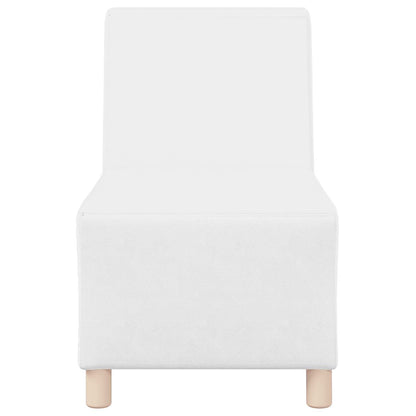 | Unità di Divano Modulare Senza Braccioli | Bianco 55 x 74 x 82 cm