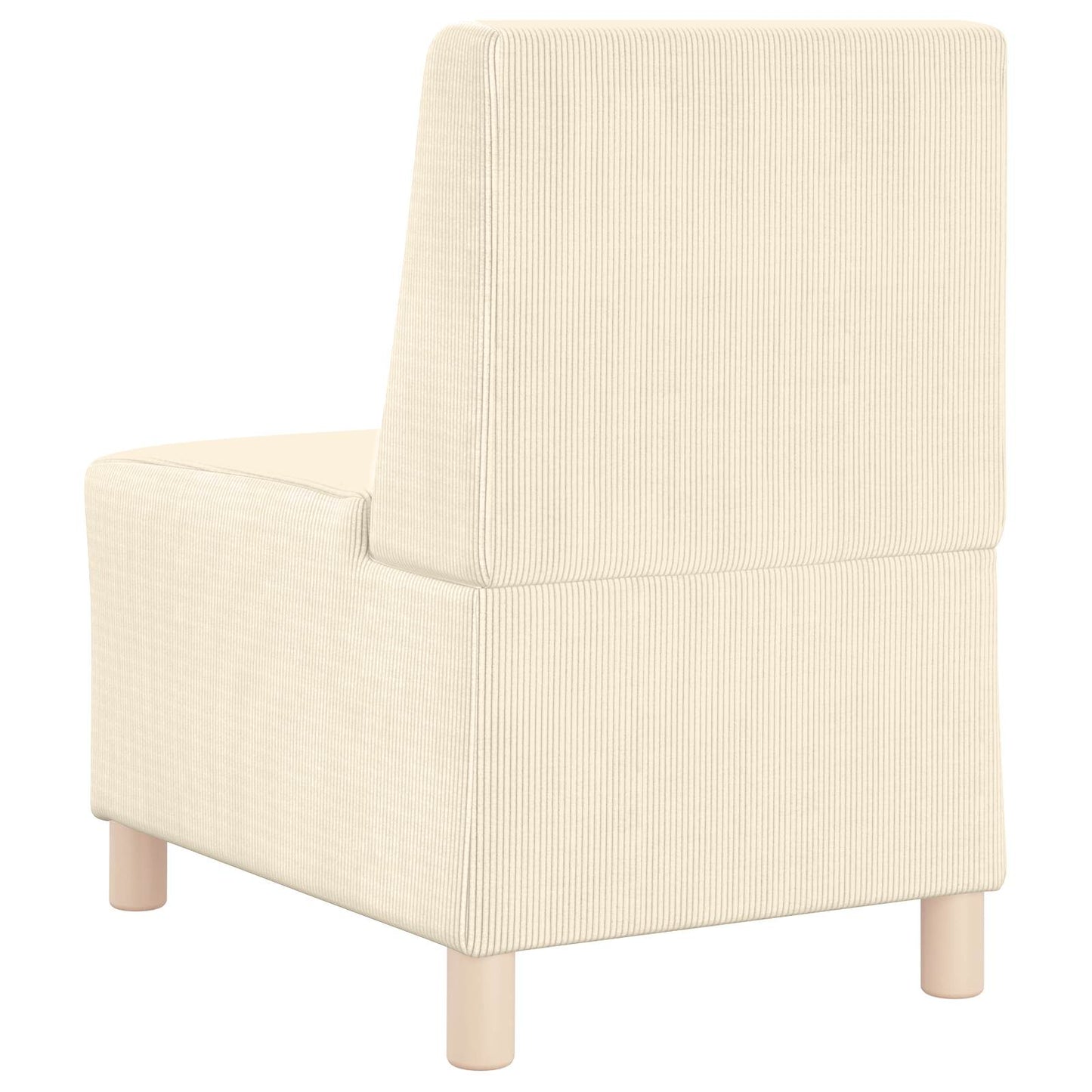 | Unità di Divano Modulare Senza Braccioli | Crema 55 x 74 x 82 cm