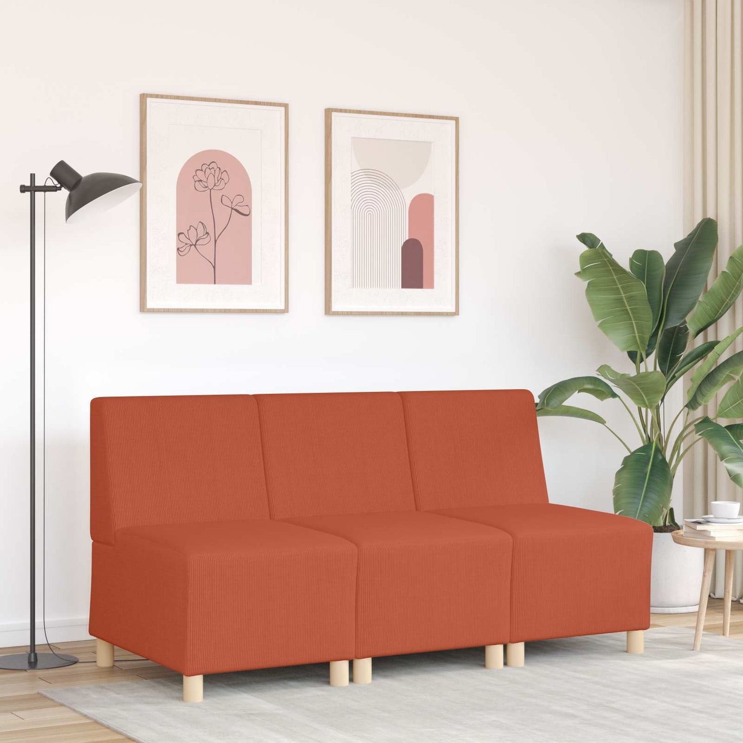 | Unità di Divano Modulare Senza Braccioli | Arancione | homemem39