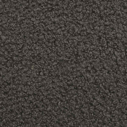 Divano componibile senza braccioli grigio scuro 55 cm