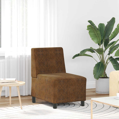 | Poltrona Sofa | con cuscino Marrone 55 x 74 x 82 cm | homemem39