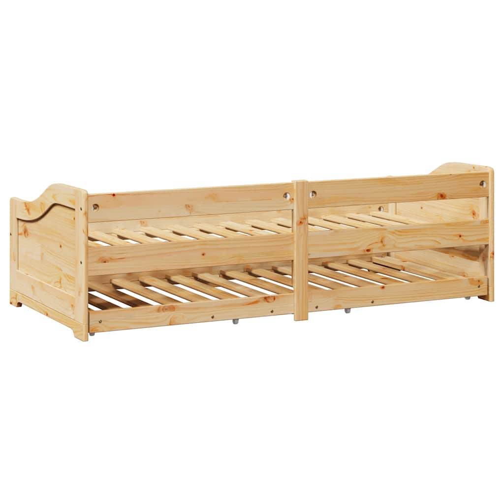 Lettino con Rotelle senza Materasso IRUN 90x200 cm | homemem39