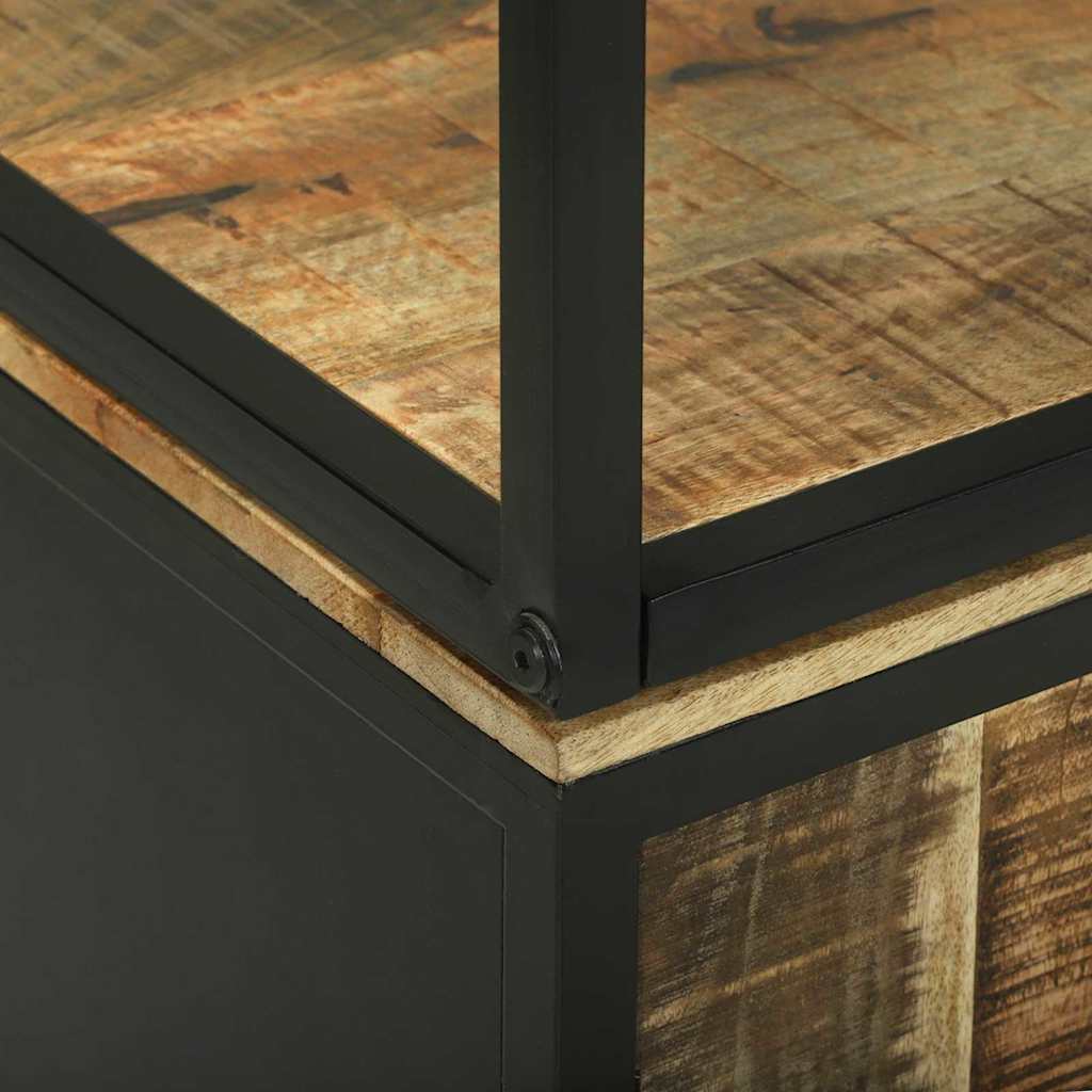 Credenza Marrone 70 x 35 x 180 cm Legno di mango massello