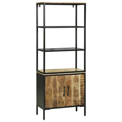 Credenza Marrone 70 x 35 x 180 cm Legno di mango massello