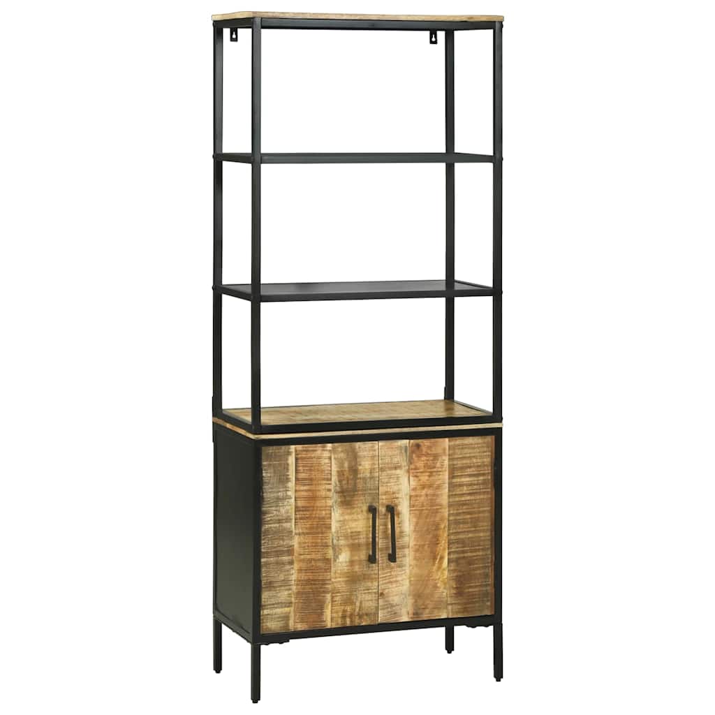 Credenza Marrone 70 x 35 x 180 cm Legno di mango massello