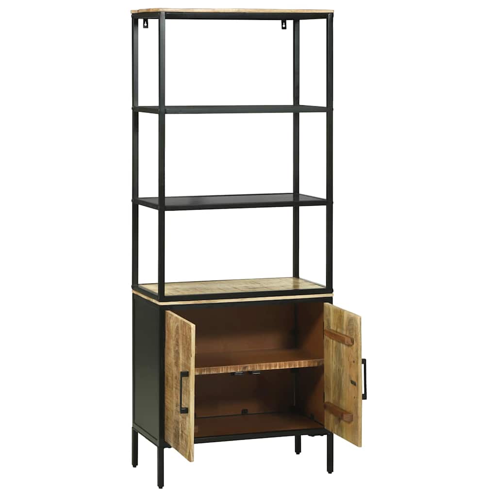 Credenza Marrone 70 x 35 x 180 cm Legno di mango massello