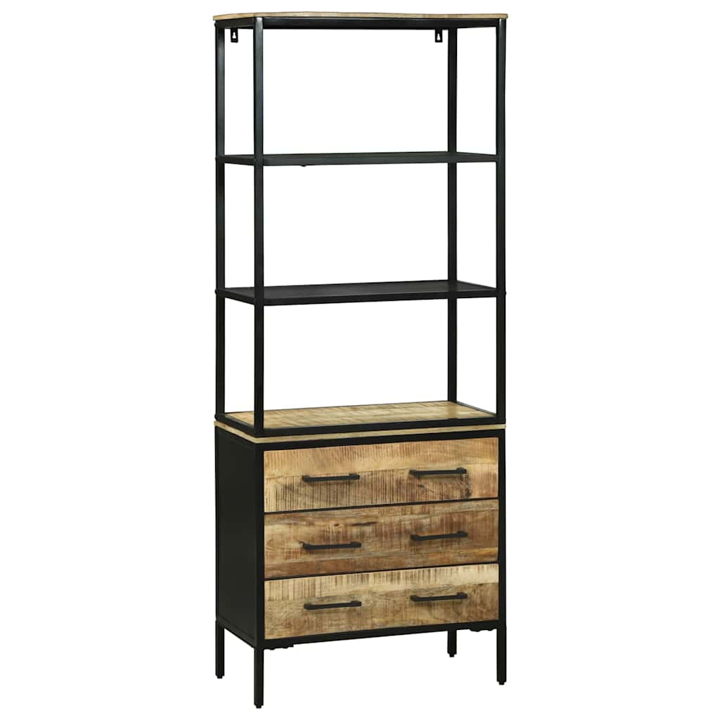 Credenza Marrone 70 x 35 x 180 cm Legno di mango massello