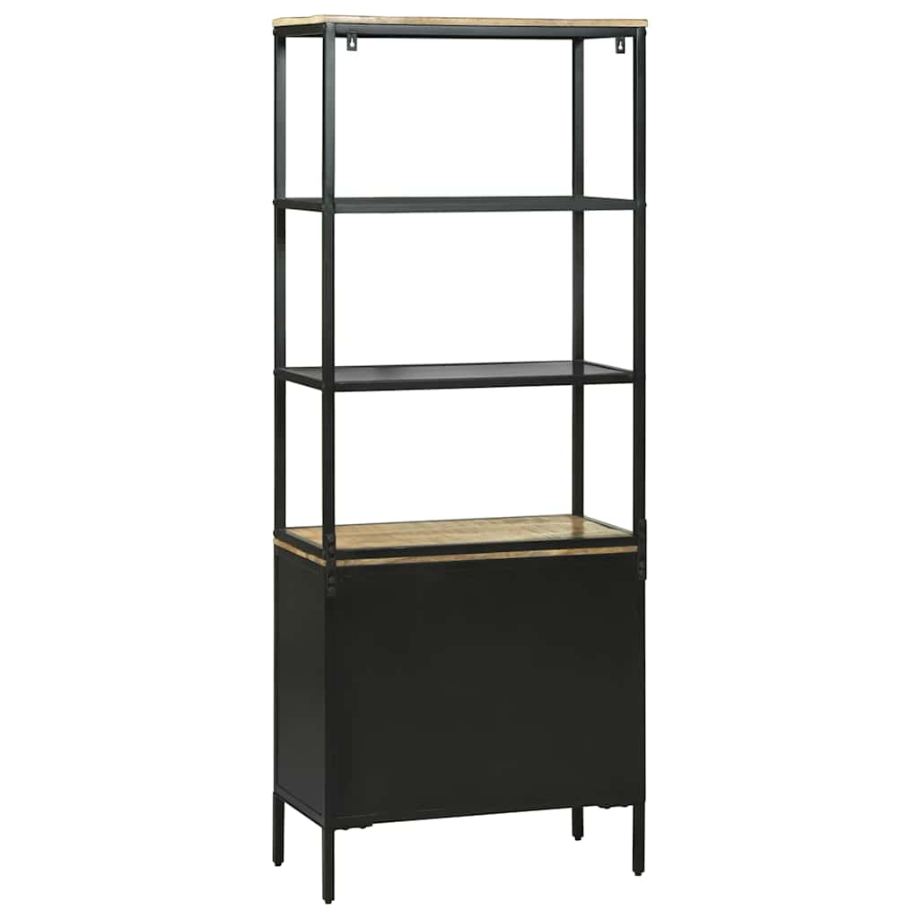 Credenza Marrone 70 x 35 x 180 cm Legno di mango massello