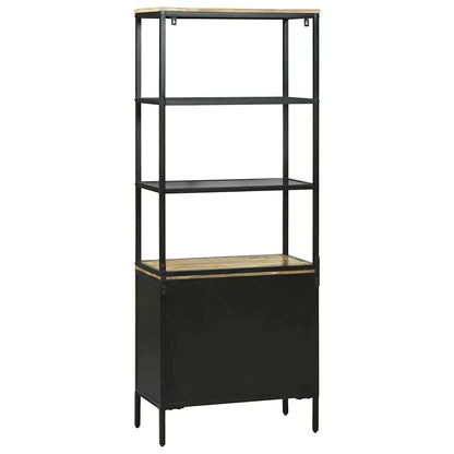 Credenza Marrone 70 x 35 x 180 cm Legno di mango massello