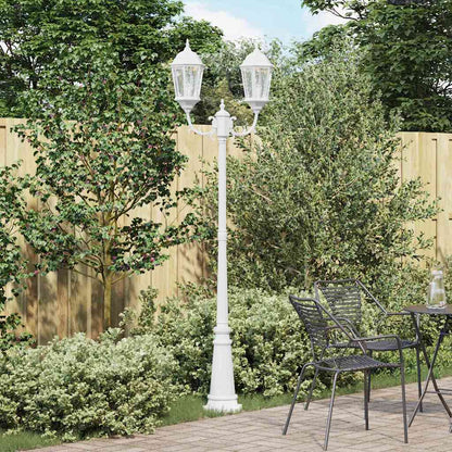 Luce da Giardino Bianco 68 x 20 x 235 cm Alluminio e vetro