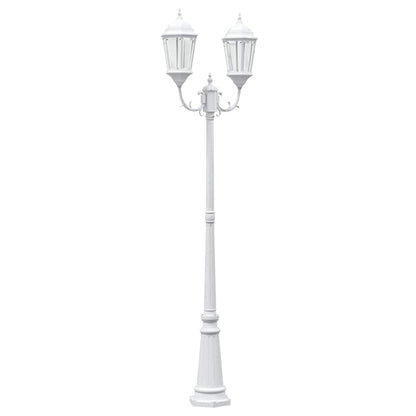 Luce da Giardino Bianco 68 x 20 x 235 cm Alluminio e vetro