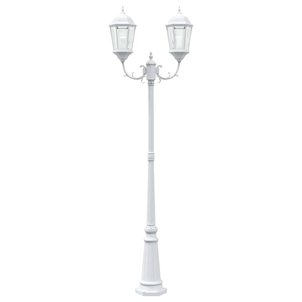 Luce da Giardino Bianco 68 x 20 x 235 cm Alluminio e vetro
