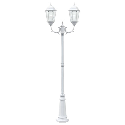Luce da Giardino Bianco 68 x 20 x 235 cm Alluminio e vetro