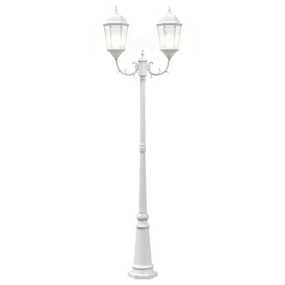 Luce da Giardino Bianco 68 x 20 x 235 cm Alluminio e vetro