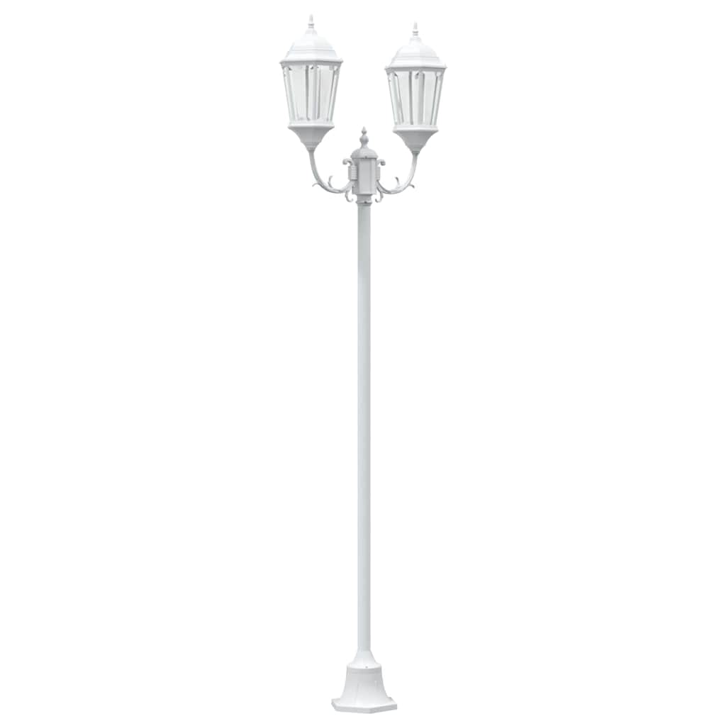 Luce da Giardino Bianco 68 x 20 x 235 cm Alluminio e vetro