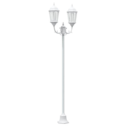 Luce da Giardino Bianco 68 x 20 x 235 cm Alluminio e vetro