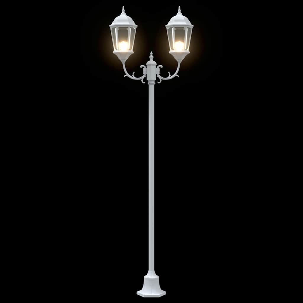 Luce da Giardino Bianco 68 x 20 x 235 cm Alluminio e vetro