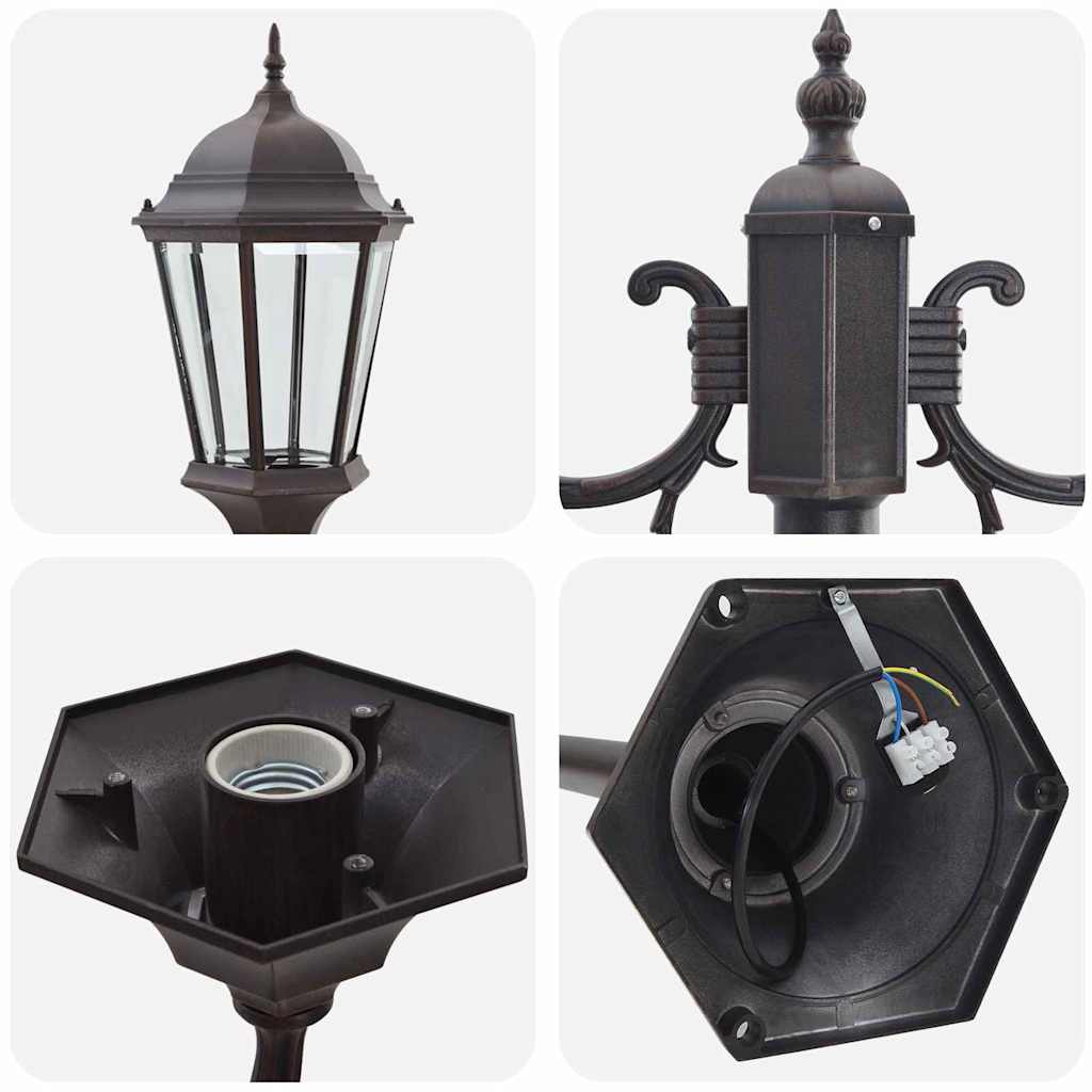 Luce da Giardino Bronzo 68 x 20 x 235 cm Alluminio e vetro