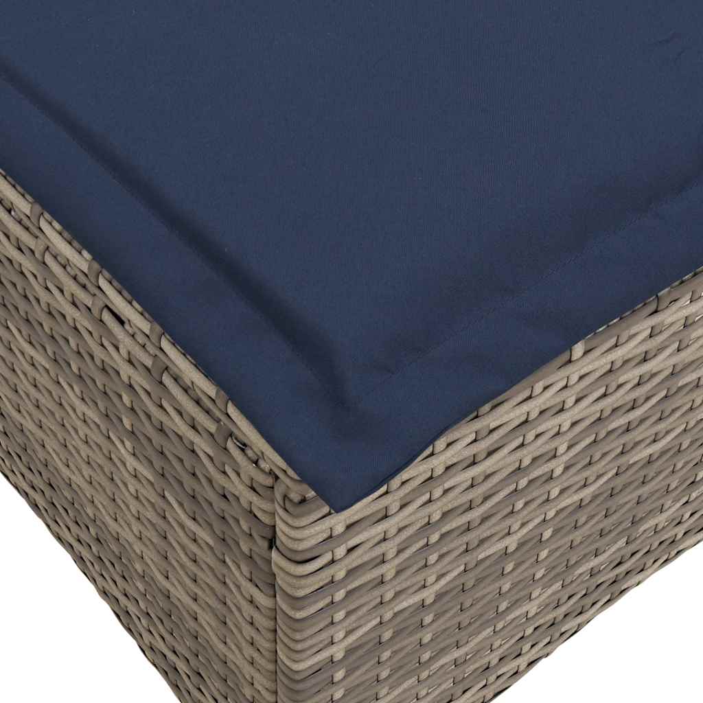 Set Divani da Giardino 3 pz con Cuscini a Forma di L Polyrattan | homemem39