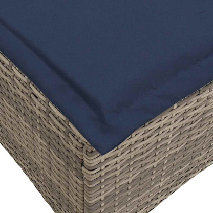 Set Divani da Giardino 3 pz con Cuscini a Forma di L Polyrattan | homemem39