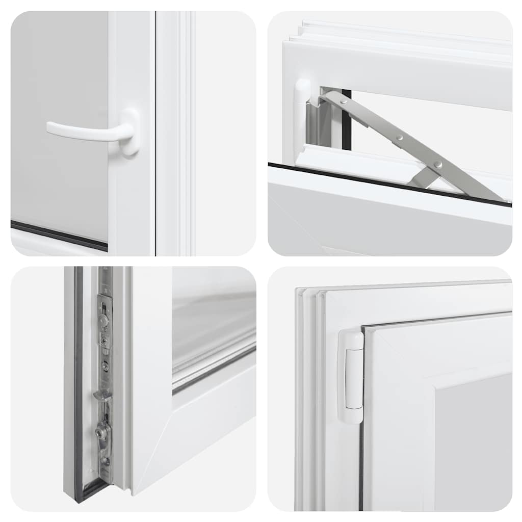 Finestra da cantina "RISOR" 50x50 cm anta ribalta DIN sinistra bianca - homemem39