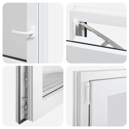 Finestra da cantina "RISOR" 50x50 cm anta ribalta DIN sinistra bianca - homemem39