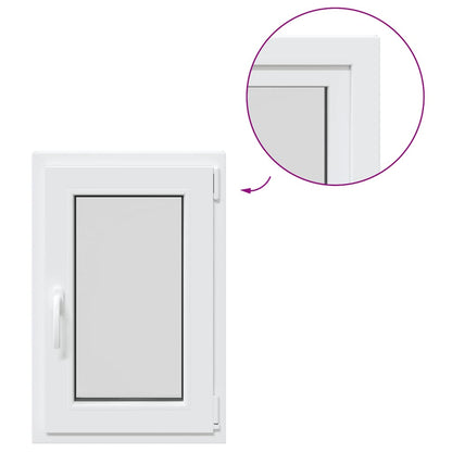 Finestra da cantina "RISOR" 50x75 cm anta ribalta DIN destra bianca