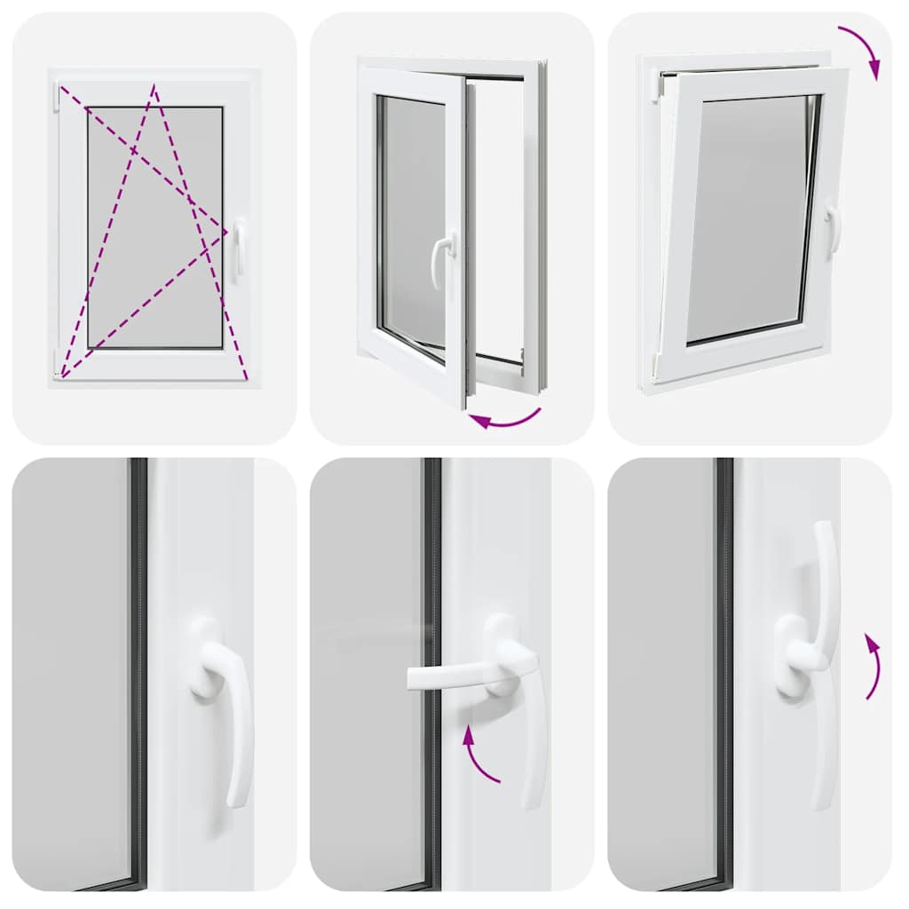 Finestra Seminterrato RISOR 60x90 cm Anta Ribalta DIN Sinistra - homemem39