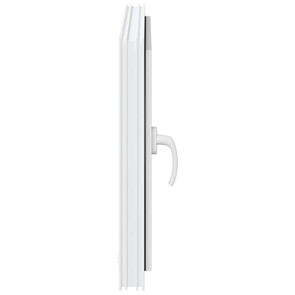 Finestra da cantina "RISOR" 80x70 cm anta ribalta DIN destra bianca - homemem39