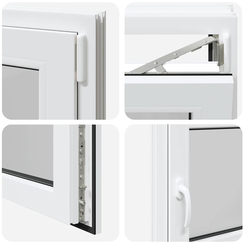 Finestra da cantina "RISOR" 100x70 cm Anta-ribalta DIN Destra Bianca - homemem39