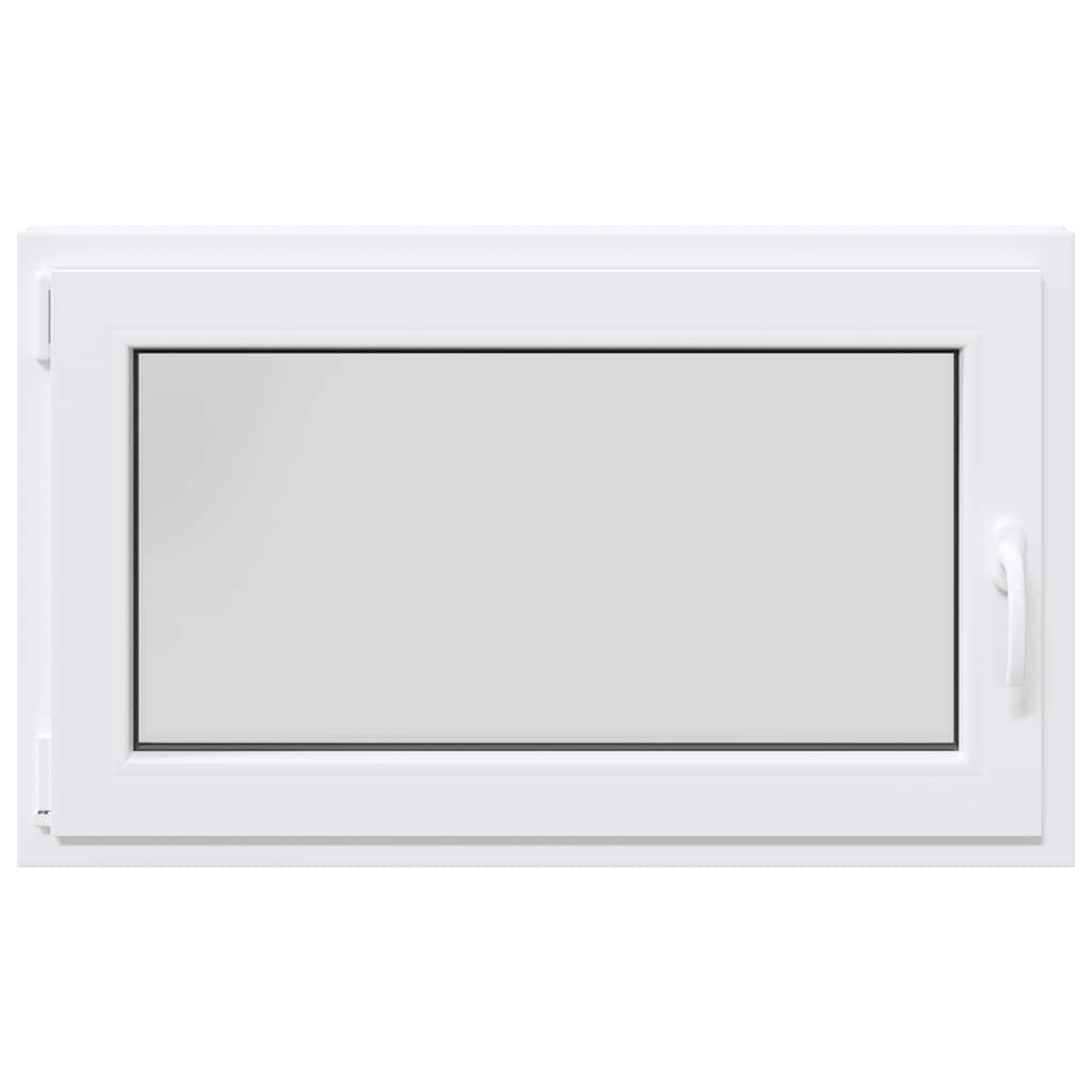 Finestra da cantina "RISOR" 100x70 cm anta ribalta DIN sinistra bianca - homemem39