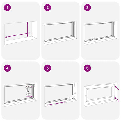 Finestra Seminterrato RISOR 110x50 cm Anta Ribalta DIN Sinistra - homemem39