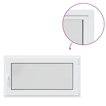 Finestra Seminterrato RISOR 110x60 cm Anta Ribalta DIN Destra - homemem39