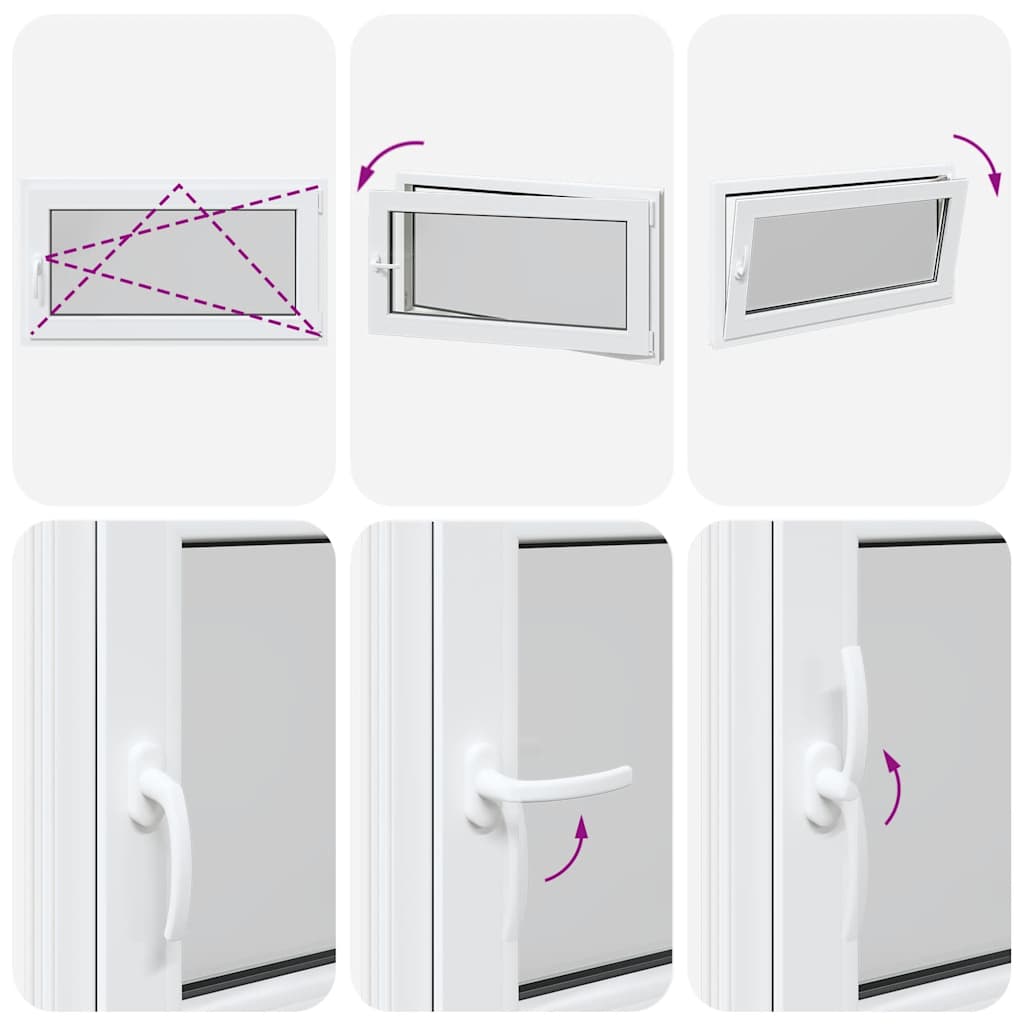 Finestra Seminterrato RISOR 110x60 cm Anta Ribalta DIN Destra - homemem39