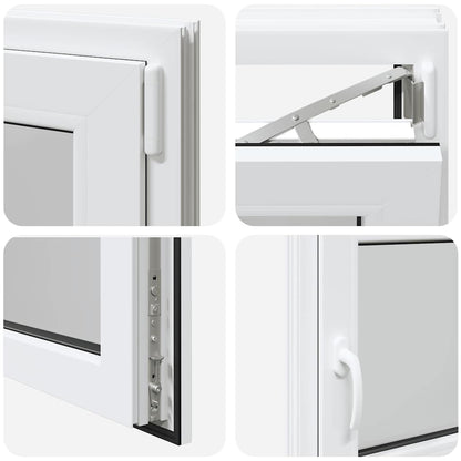 Finestra Seminterrato RISOR 110x60 cm Anta Ribalta DIN Destra - homemem39