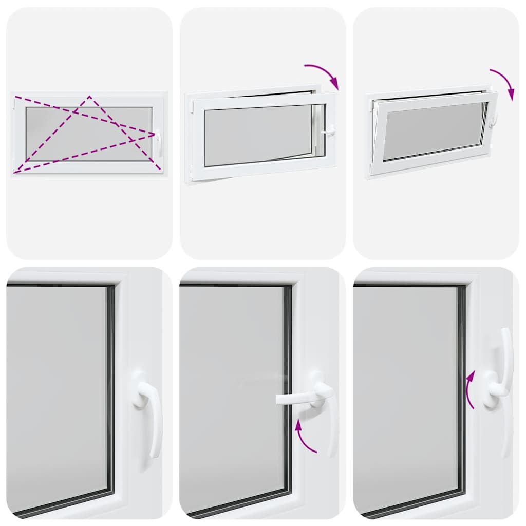 Finestra Seminterrato RISOR 110x60 cm Anta Ribalta DIN Sinistra - homemem39