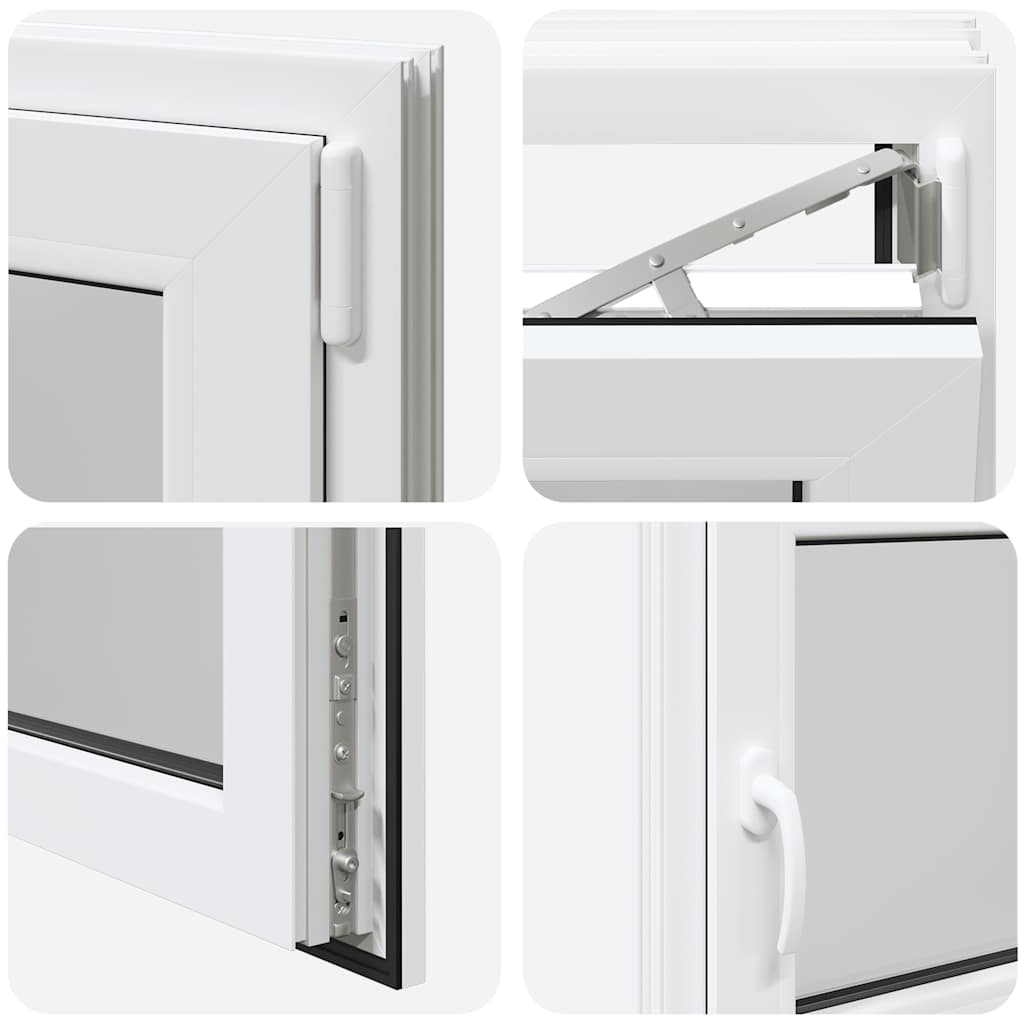 Finestra da cantina "RISOR" 110x70 cm Anta-ribalta DIN Destra Bianca - homemem39