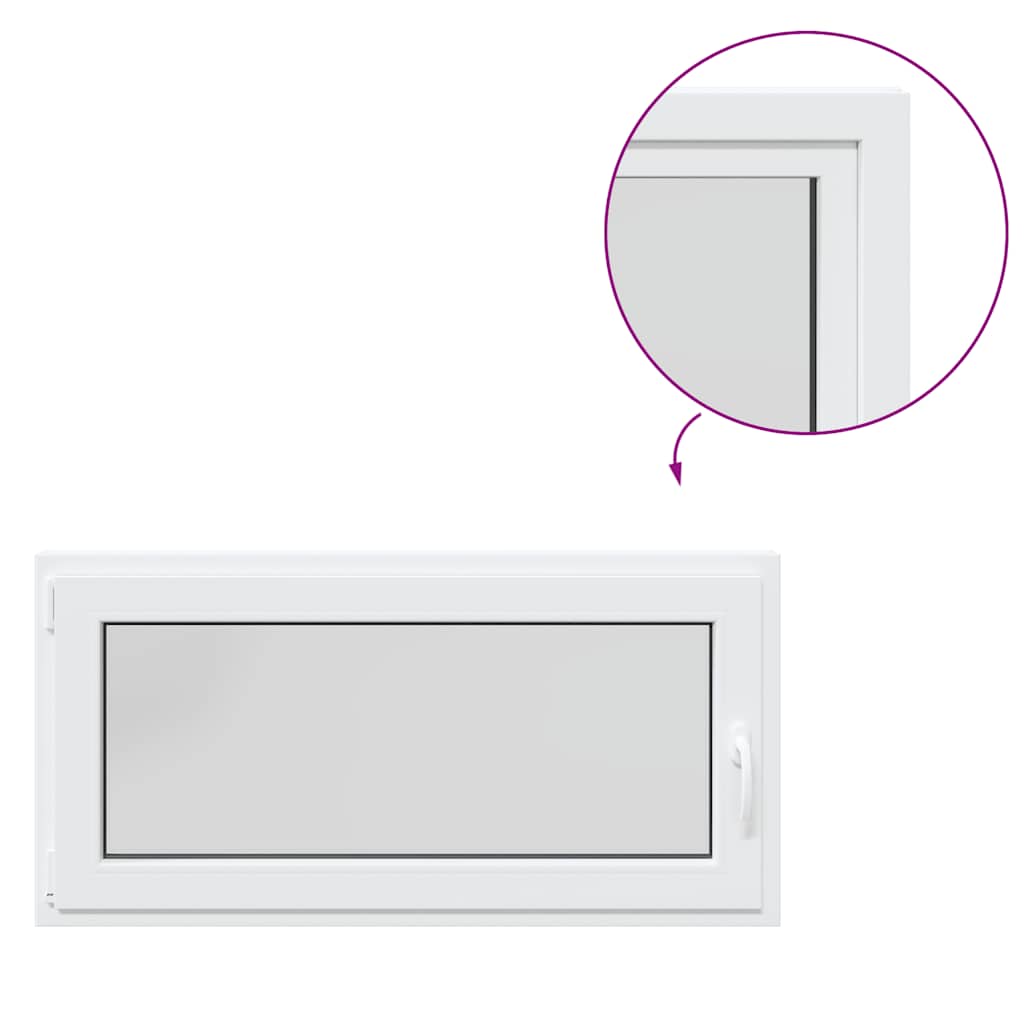 Finestra Seminterrato RISOR 120x60 cm Anta Ribalta DIN Sinistra - homemem39