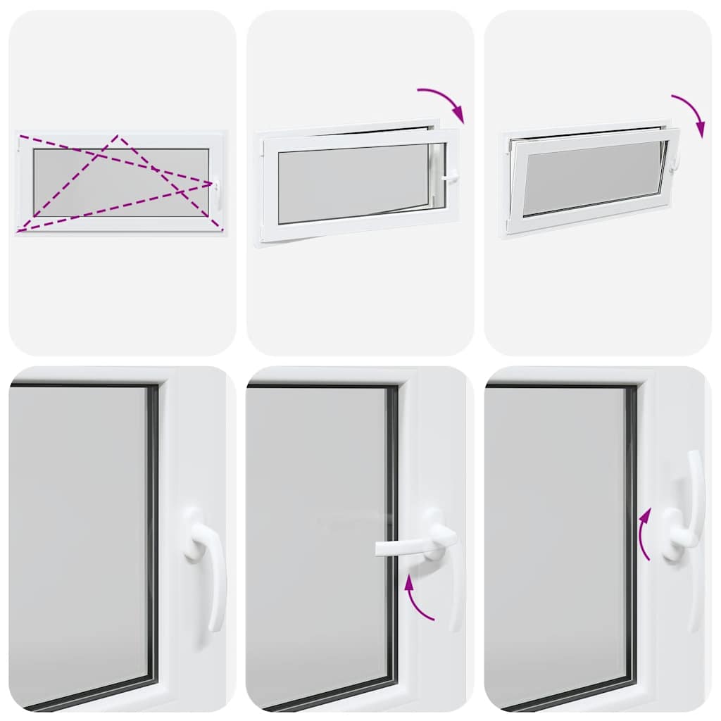 Finestra Seminterrato RISOR 120x60 cm Anta Ribalta DIN Sinistra - homemem39