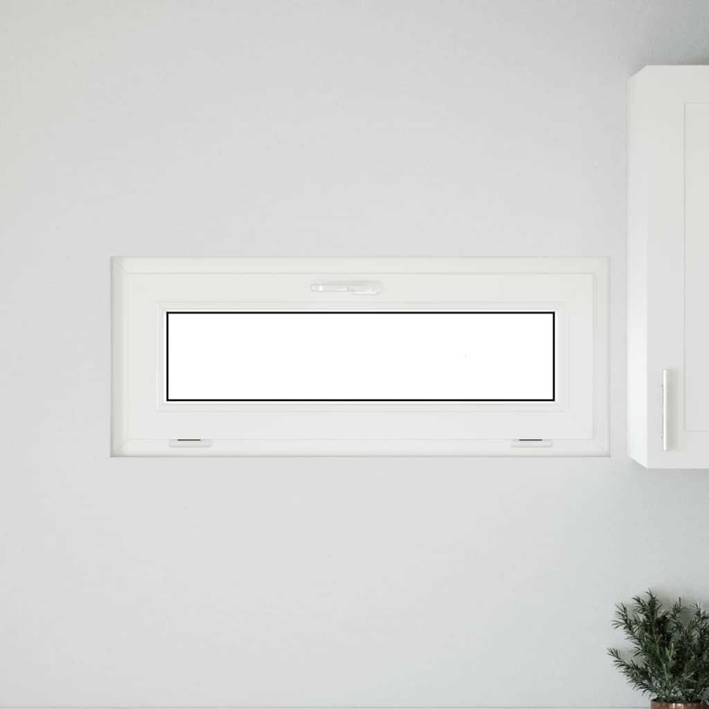 Finestra Seminterrato RISOR 110x40 cm Tilt 2 Vetri Bianco - homemem39