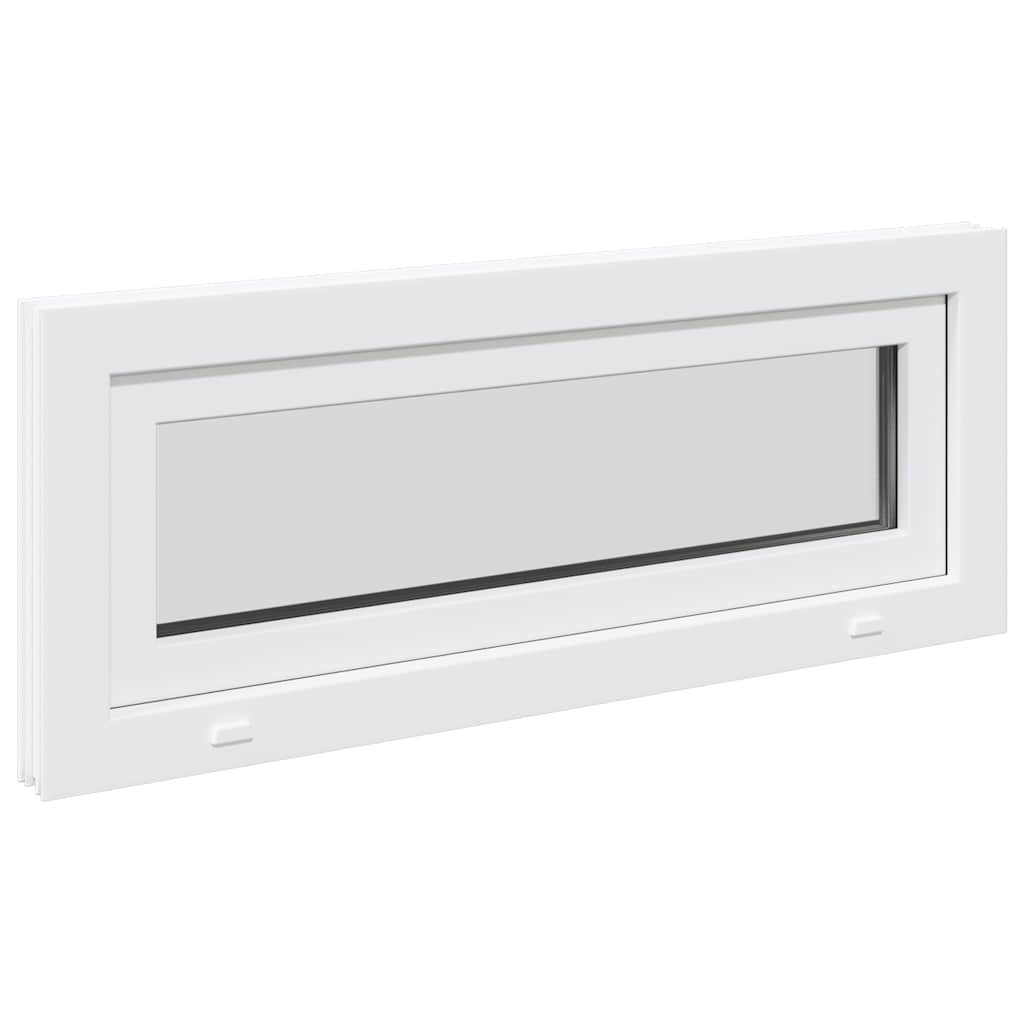 Finestra Seminterrato RISOR 110x40 cm Tilt 2 Vetri Bianco - homemem39