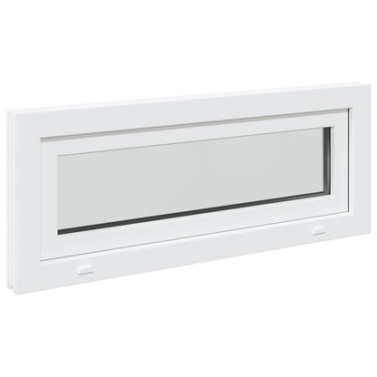 Finestra Seminterrato RISOR 110x40 cm Tilt 2 Vetri Bianco - homemem39