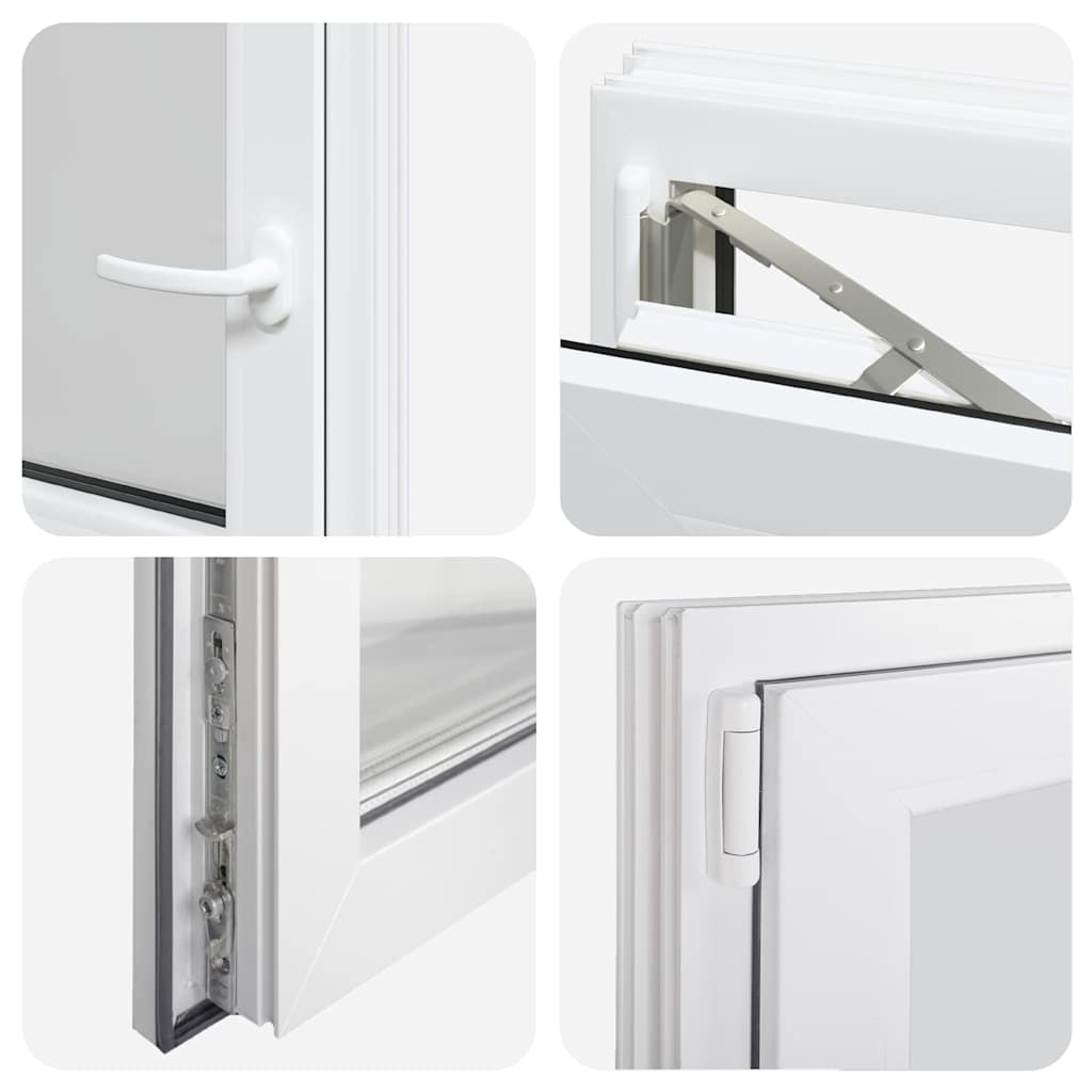 Finestra da cantina "RISOR" 50x50 cm anta ribalta DIN sinistra bianca - homemem39