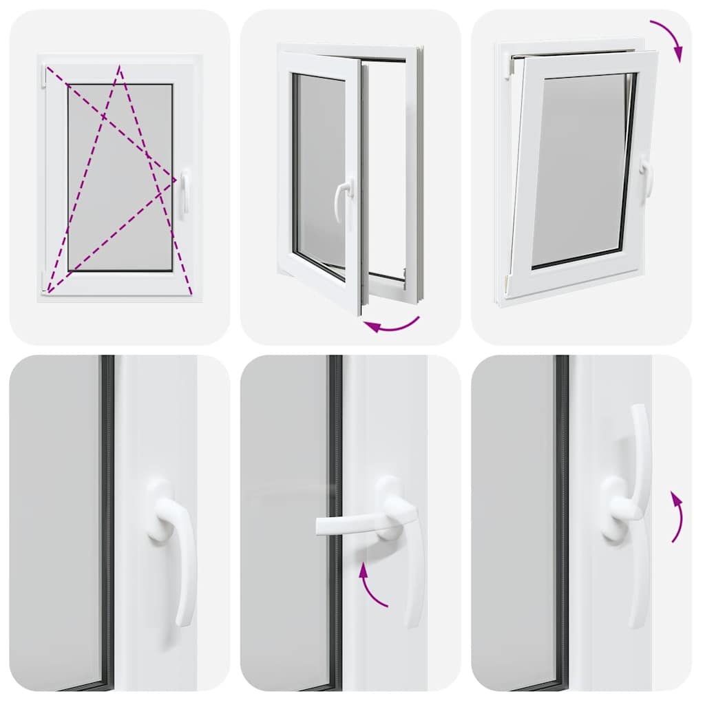 Finestra Seminterrato RISOR 60x90 cm Anta Ribalta DIN Sinistra