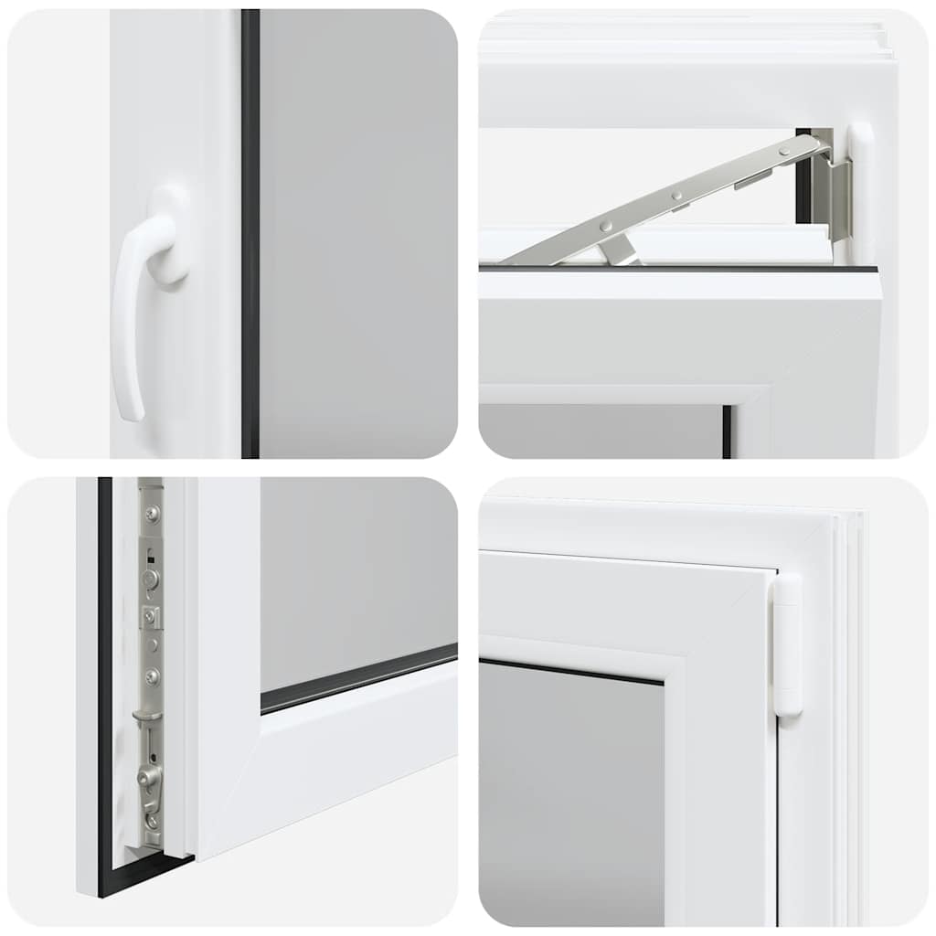 Finestra per Seminterrato RISOR 80x60cm Anta Ribalta DIN Destra - homemem39